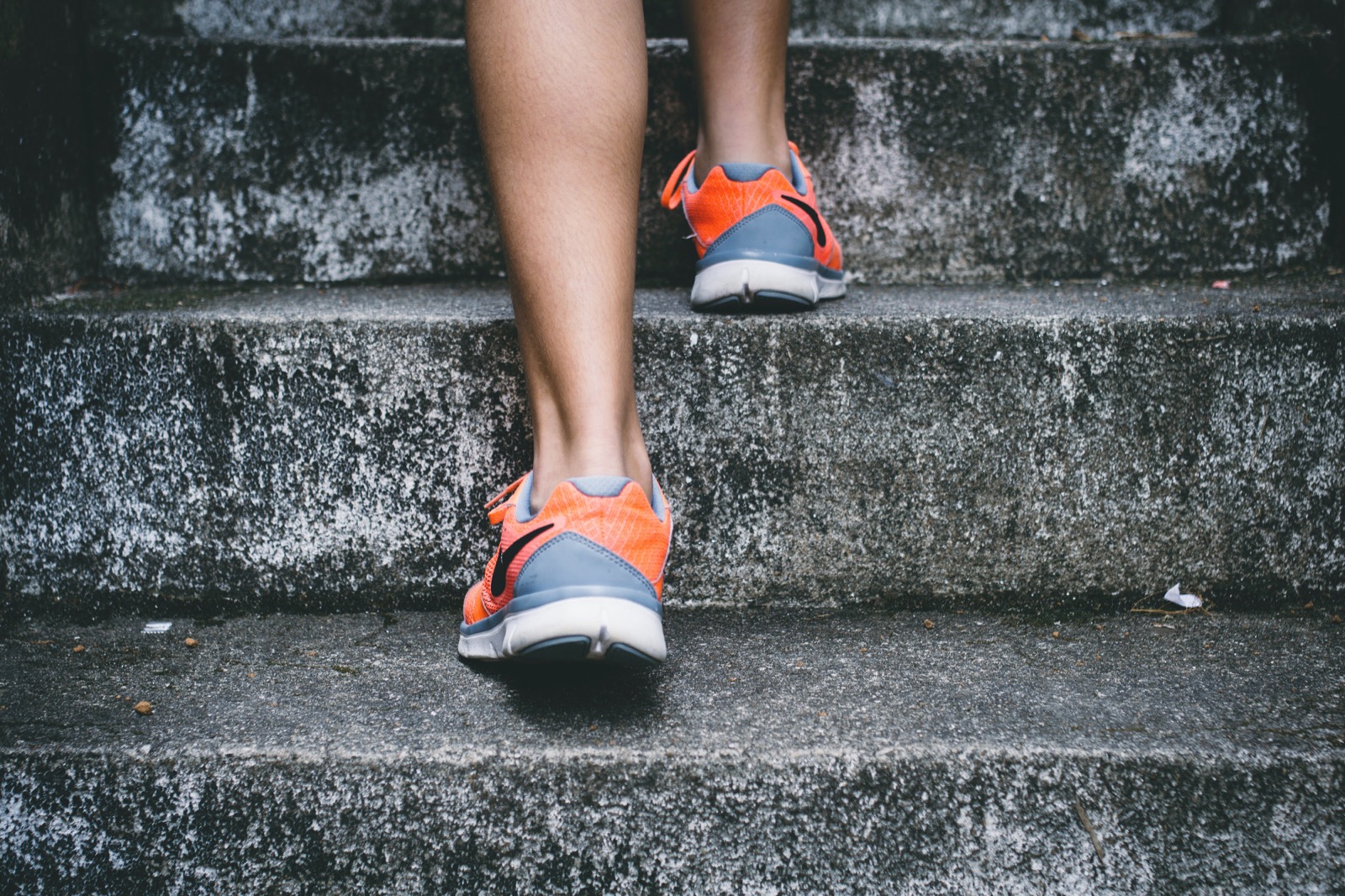 Step by step health journey illustration