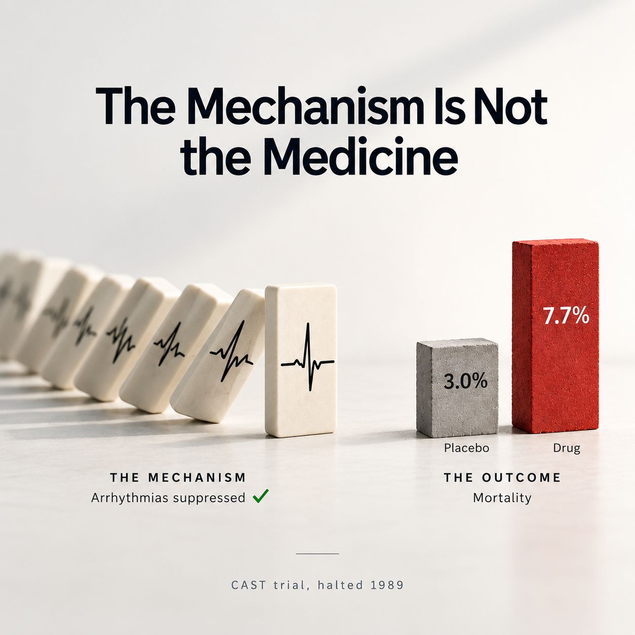 The Mechanism Is Not the Medicine — original LinkedIn article illustration.